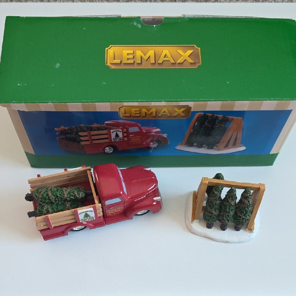 Lemax Christmas Village "Tree Delivery" set from Vail Village Collection